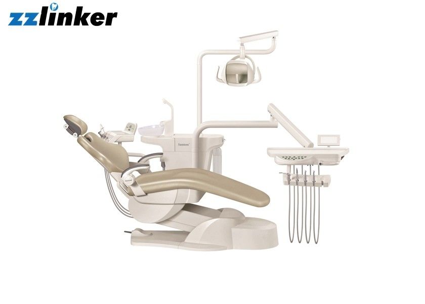 Mobile Dental Chair Unit , Portable Dental Chair 3 Programs Glass Spittoon Included Colorful