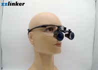 High Power Adjustable Dental Loupes , Surgical Magnifying Glasses With Light