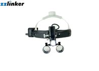 Surgeons Loops Dental Magnifying Glasses With Light , Dental Headband Loupes 65000Lux