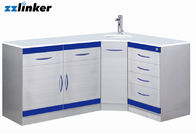Modern Dental Furniture Cabinets , Laboratory Mobile Dental Cabinets Carts Marble Table Top