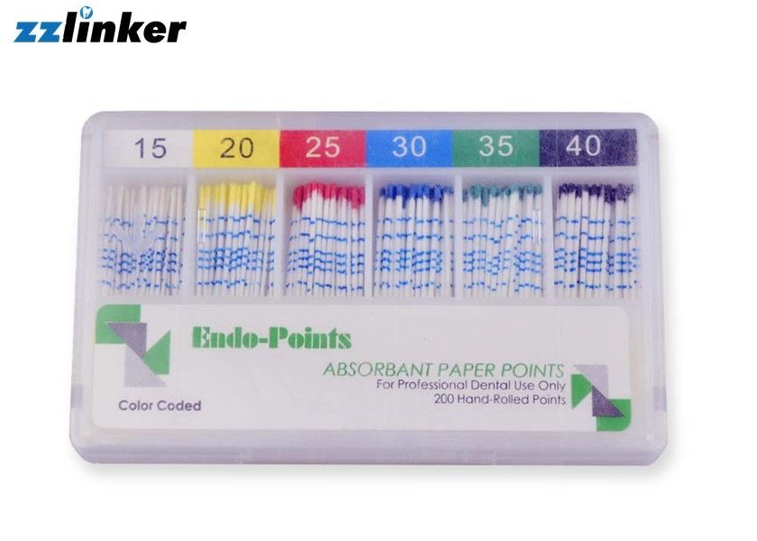 GP Protaper Paper Points For Dentistry Gutta Percha Dental Filling Millimeter Marked