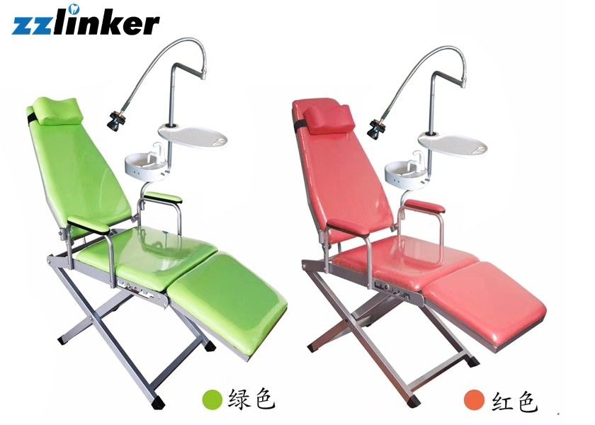 Colorful Portable Clinic Dental Chair Unit With Battery Spitton